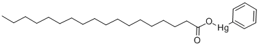 PHENYLMERCURIC STEARATE Struktur