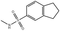 N-methyl-2,3-dihydro-1H-indene-5-sulfonamide Struktur