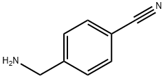 4-(アミノメチル)ベンゾニトリル 化學(xué)構(gòu)造式