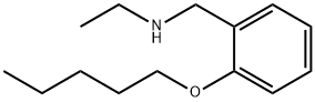 N-[2-(Pentyloxy)benzyl]-1-ethanamine Struktur