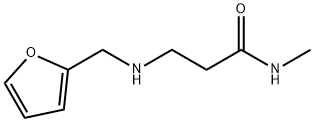 3-[(2-FURYLMETHYL)AMINO]-N-METHYLPROPANAMIDE Struktur