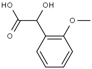 (+-)-O-METHOXYMANDELIC ACID*DICYCLOHEXYL AMMONIUM Struktur