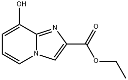 IMidazo[1,2-a]pyridine-2-carboxylic acid, 8-hydroxy-, ethyl ester Struktur