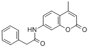 4-METHYL-7-(PHENYLACETAMIDO)COUMARIN Struktur