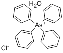 TETRAPHENYLARSONIUM CHLORIDE MONOHYDRATE Struktur