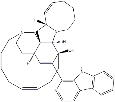 MANZAMINE A, 104196-68-1, 結(jié)構(gòu)式