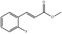 2-Propenoic acid, 3-(2-fluorophenyl)-, Methyl ester, (E)- Struktur