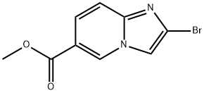 Methyl 2-broMoiMidazo[1,2-a]pyridine-6-carboxylate Structure