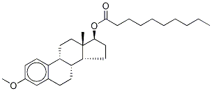 3,17-ESTRADIOL-3-METHYLETHER-17-DECANOATE Struktur