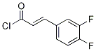 3,4-difluorocinnaMoyl chloride Struktur