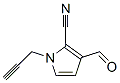 1H-Pyrrole-2-carbonitrile, 3-formyl-1-(2-propynyl)- (9CI) Struktur