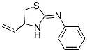 N-(4-vinyl-1,3-thiazolidin-2-ylidene)phenylamine Struktur