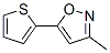 Isoxazole, 3-methyl-5-(2-thienyl)- (9CI) Struktur