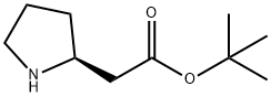 (S)-PYRROLIDIN-2-YL-ACETIC ACID TERT-BUTYL ESTER Struktur