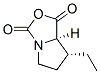 1H,3H-Pyrrolo[1,2-c]oxazole-1,3-dione,7-ethyltetrahydro-,(7R-cis)-(9CI) Struktur