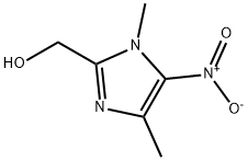 (1,4-DIMETHYL-5-NITRO-1H-IMIDAZOL-2-YL)METHANOL Struktur