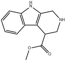 2,3,4,9-TETRAHYDRO-1H-BETA-CARBOLINE-4-CARBOXYLIC ACID METHYL ESTER Struktur