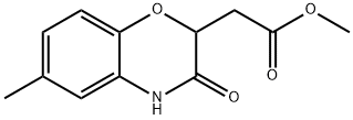 METHYL(6-METHYL-2H-1,4-BENZOXAZIN-3(4H)-ONE-2-YL)ACETATE Struktur