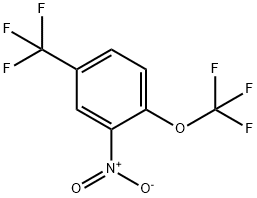 2-NITRO-1-TRIFLUOROMETHOXY-4-TRIFLUOROMETHYL-BENZENE Struktur