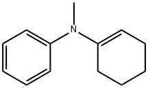 N-(1-Cyclohexenyl)-N-methylaniline Struktur