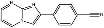 4-IMIDAZO[1,2-A]PYRIMIDIN-2-YL-BENZONITRILE Struktur