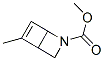 2-Azabicyclo[2.2.0]hex-5-ene-2-carboxylicacid,5-methyl-,methylester(9CI) Struktur