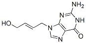 9-(4-hydroxy-2-buten-1-yl)guanine Struktur