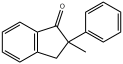 2-METHYL-2-PHENYL-INDAN-1-ONE Struktur