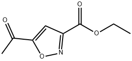 ETHYL 5-ACETYLISOXASOLE-3-CARBOXYLATE Struktur