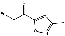 Ethanone, 2-bromo-1-(3-methyl-5-isoxazolyl) Struktur