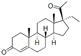 17-Ethylpregn-4-ene-3,20-dione Struktur