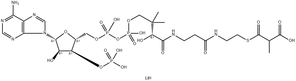 METHYLMALONYL COENZYME A LITHIUM Struktur