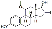 16-iodo-11-methoxyestradiol Struktur