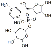 4-aminophenylribofuranoside 3-(ribit-5-yl phosphate) Struktur