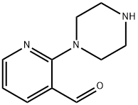 3-Pyridinecarboxaldehyde,2-(1-piperazinyl)-(9CI) Struktur