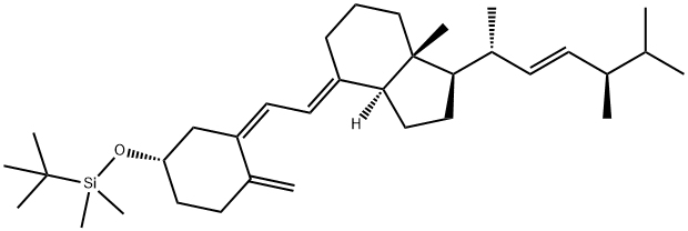 tert-Butyl-dimethyl-(4-methylene-3-{2-[7a-methyl-1-(1,4,5-trimethyl-hex-2-enyl)-octahydro-inden-4-ylidene]-ethylidene}-cyclohexyloxy)-silane