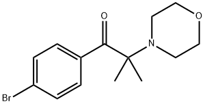 2-Methyl-2-Morpholino-1-(p-tolyl)propan-1-one Struktur