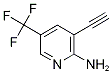 3-ethynyl-5-(trifluoromethyl)-2-pyridinylamine Struktur