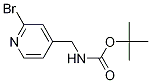 4-(N-Boc-aminomethyl)-2-Bromopyridine Struktur