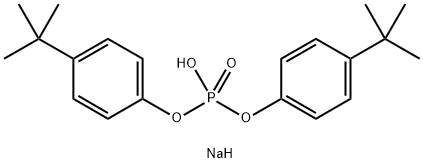 sodium bis(p-tert-butylphenyl) phosphate  Struktur