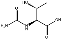 Threonine, N-(aminocarbonyl)- (9CI) Struktur