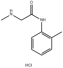 2-(Methylamino)-N-(2-methylphenyl)acetamidehydrochloride Struktur