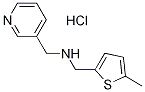 (5-Methyl-thiophen-2-ylmethyl)-pyridin-3-ylmethyl-amine hydrochloride Struktur