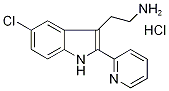 2-(5-Chloro-2-pyridin-2-yl-1H-indol-3-yl)ethylamine hydrochloride Struktur