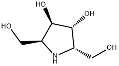 (2S,5S)-Bishydroxymethyl-(3R,4R)-bishydroxypyrrolidine Struktur