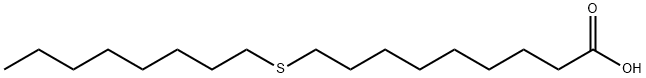 10-thiastearic acid Struktur