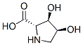 D-Proline, 3,4-dihydroxy-, (2alpha,3beta,4beta)- (9CI) Struktur