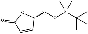 (5S)-(5-TERT-BUTYLDIMETHYLSILOXYMETHYL)FURAN-2(5H)-ONE Struktur