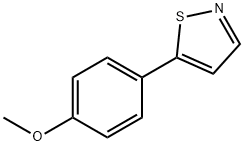 5-(4-Methoxyphenyl)-1,2-thiazole Struktur