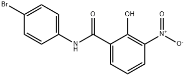 4BROMO3NITROSALICYLANILIDE Struktur